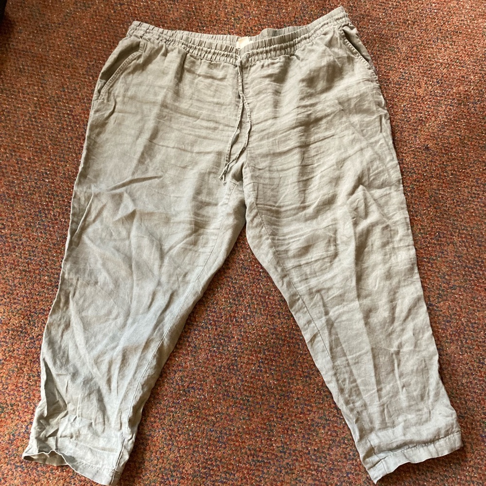 H&M Linen Joggers XXL